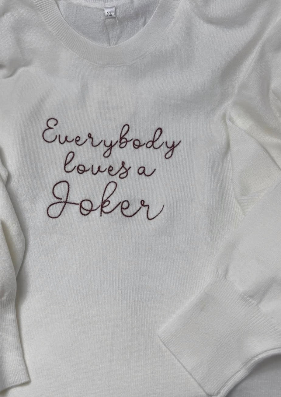 Mahjong "Everybody loves a Joker" Sweatshirt