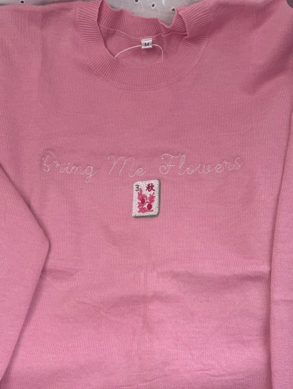 Mahjong "Bring me Flowers" Sweatshirt