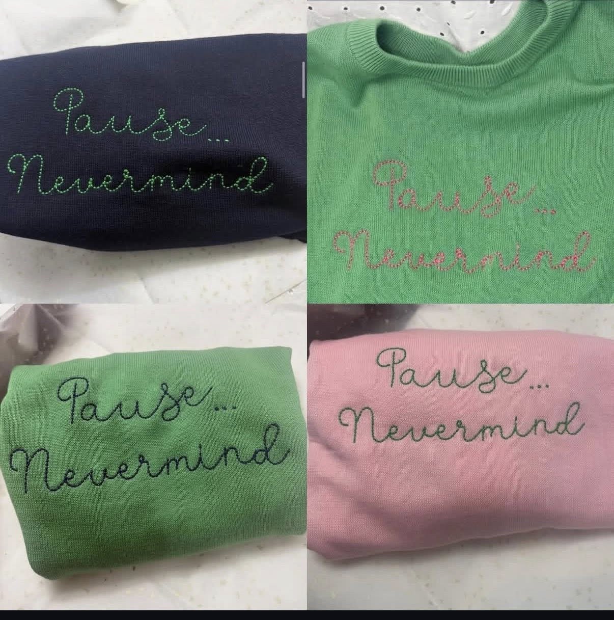 Mahjong "Pause...Nevermind" Sweatshirt